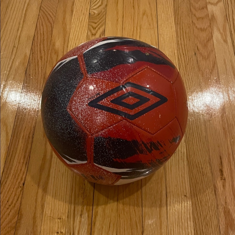 Umbro Dynamic Red and Black Soccer Ball